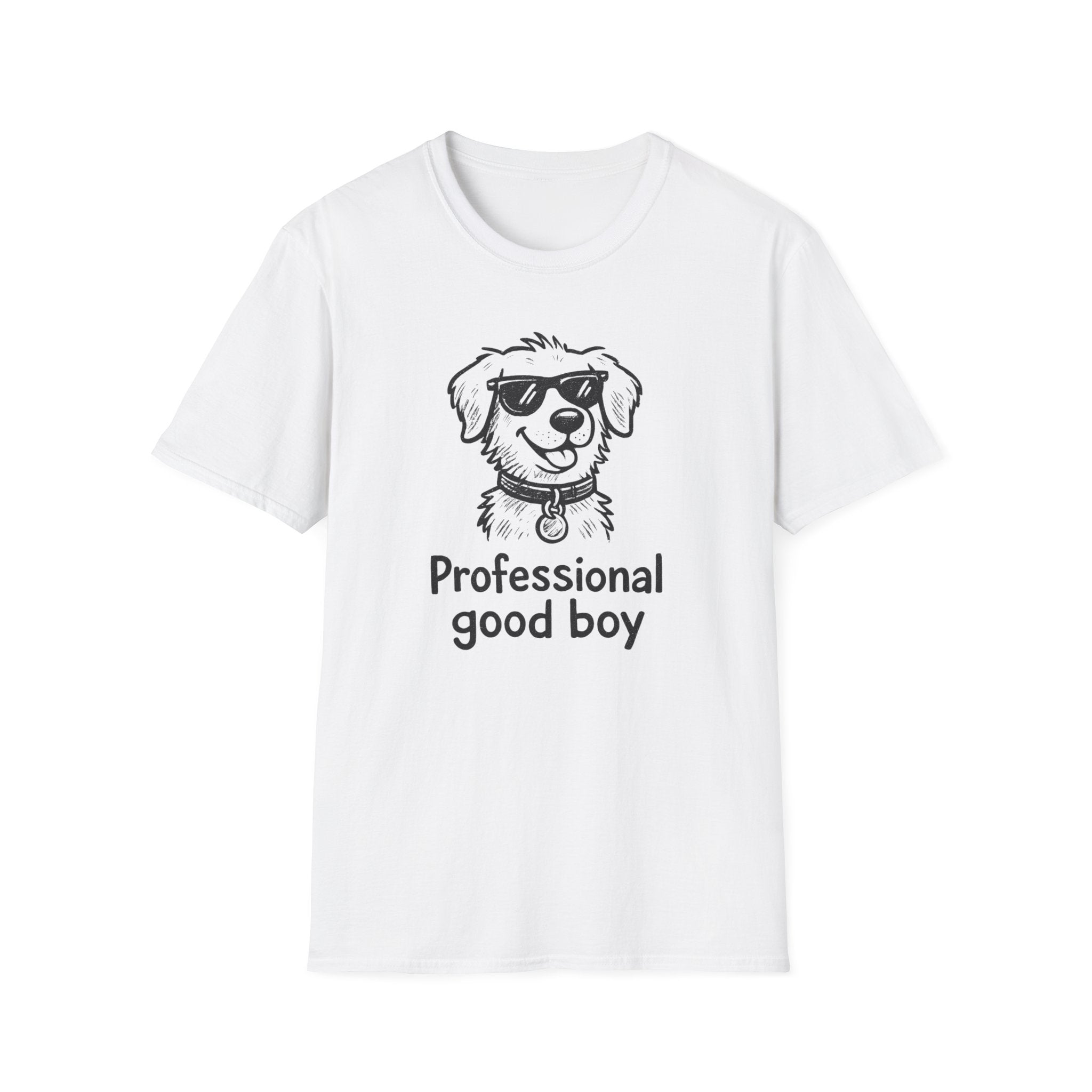 Professional Good Boy T-Shirt — Cute Dog Graphic Tee for Dog Lovers