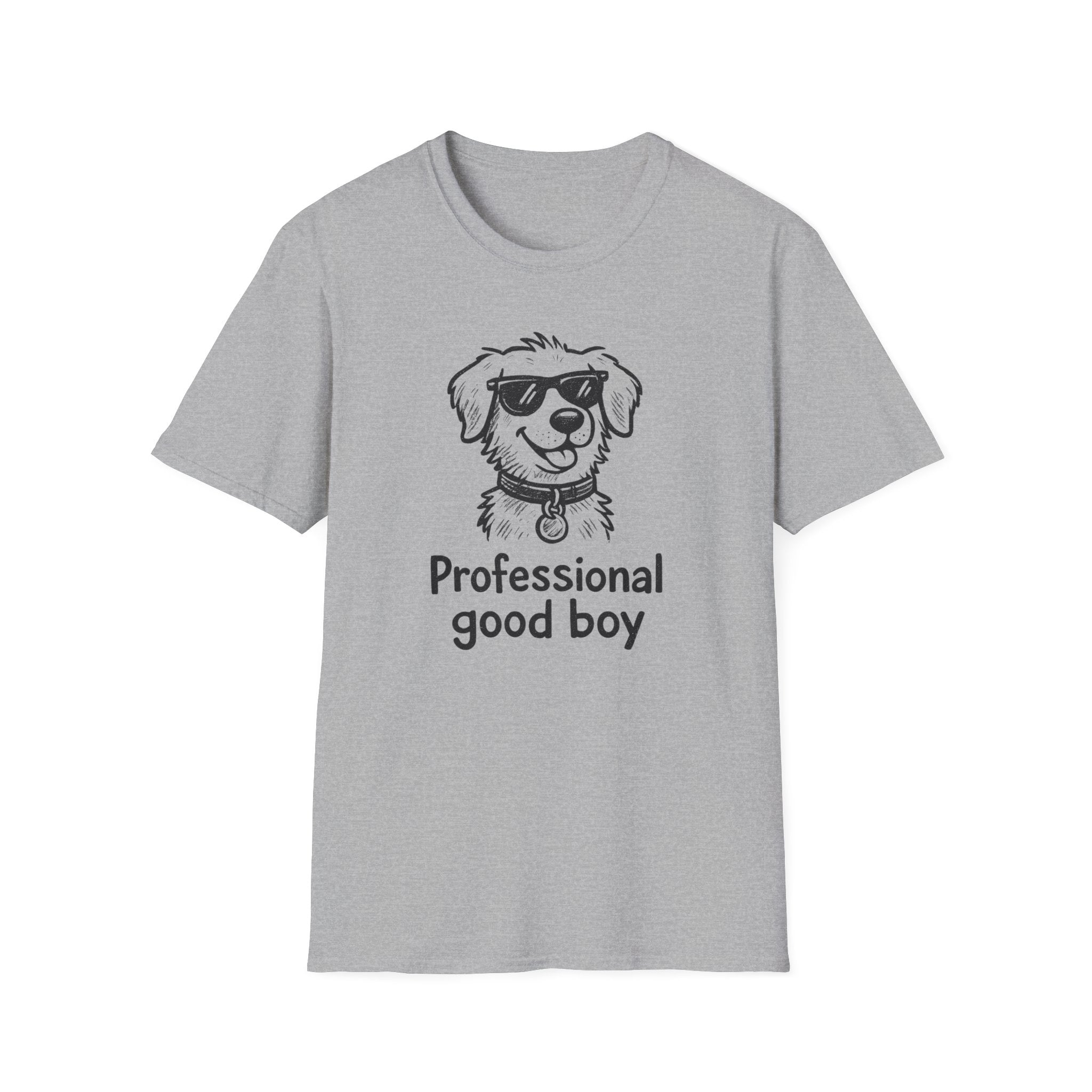 Professional Good Boy T-Shirt — Cute Dog Graphic Tee for Dog Lovers