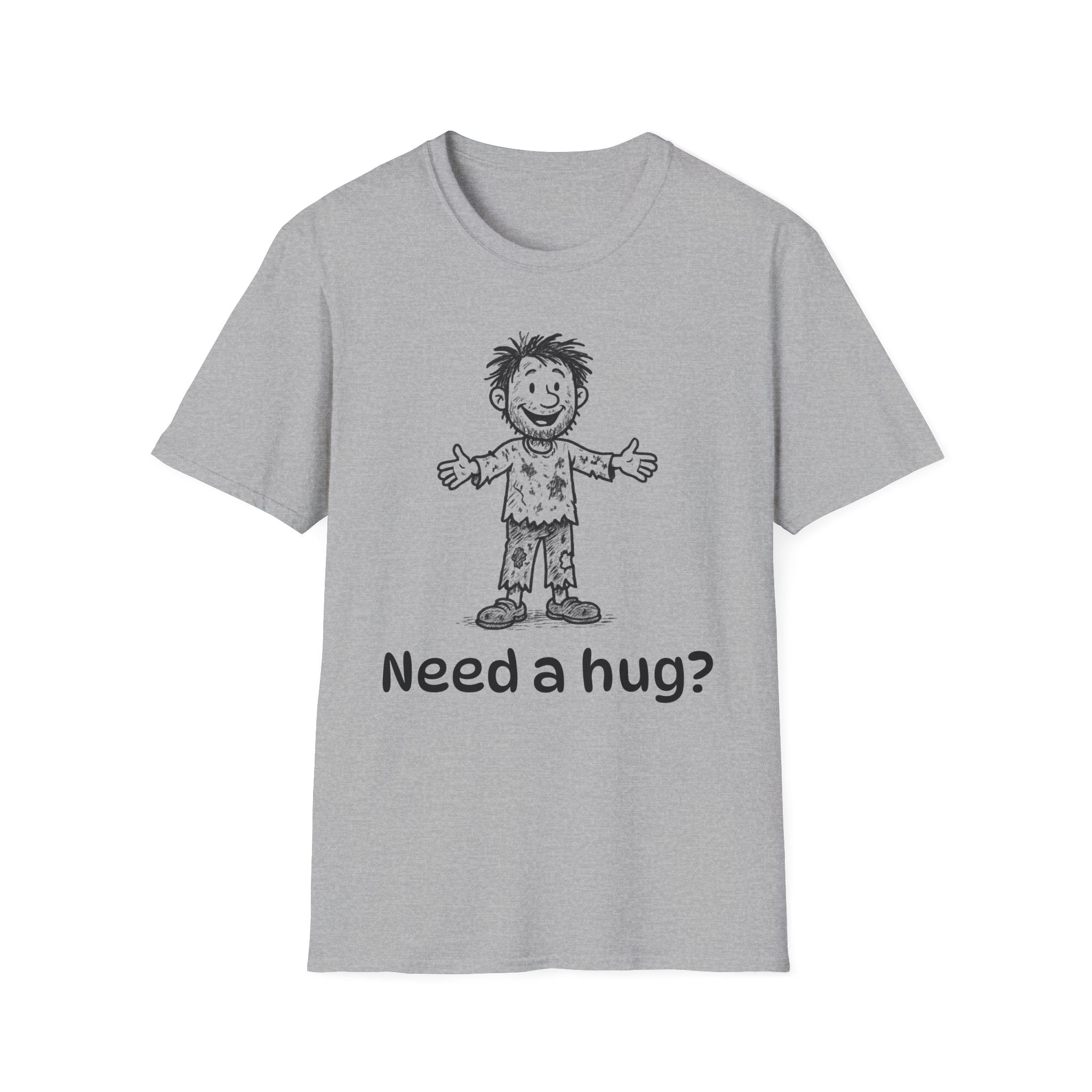 Need a Hug? Cute Kid Sketch T-Shirt