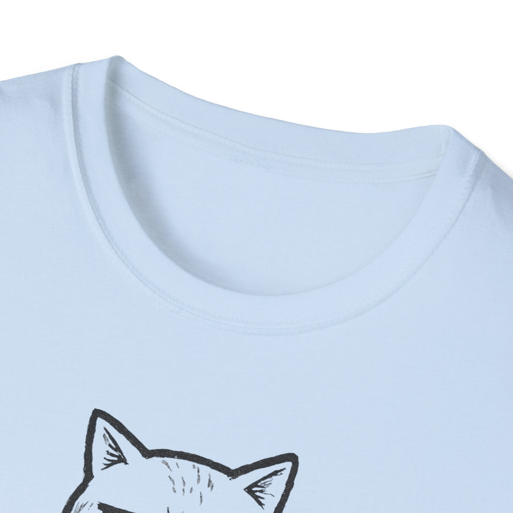 Cat Coffee Tee — "Not Today, Hooman" Funny Cat T-Shirt