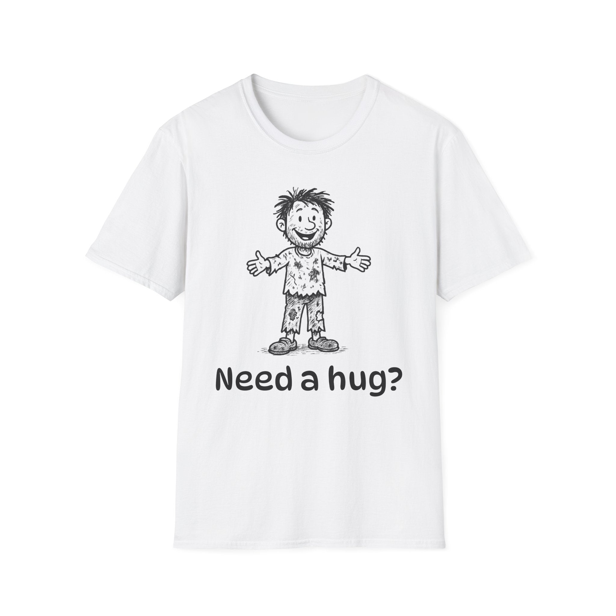 Need a Hug? Cute Kid Sketch T-Shirt