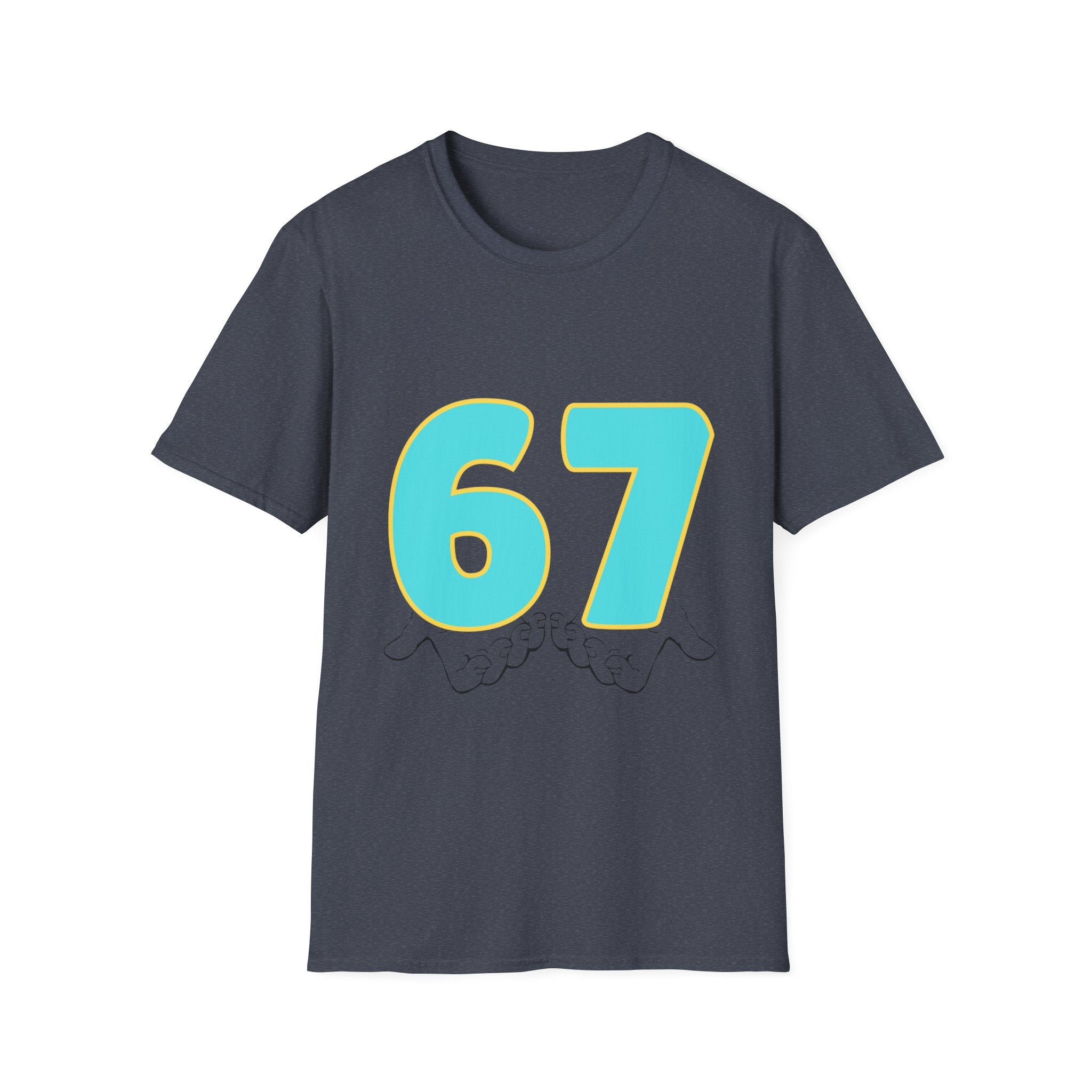 67 Meme Shirt — Vintage Athletic Graphic T-Shirt