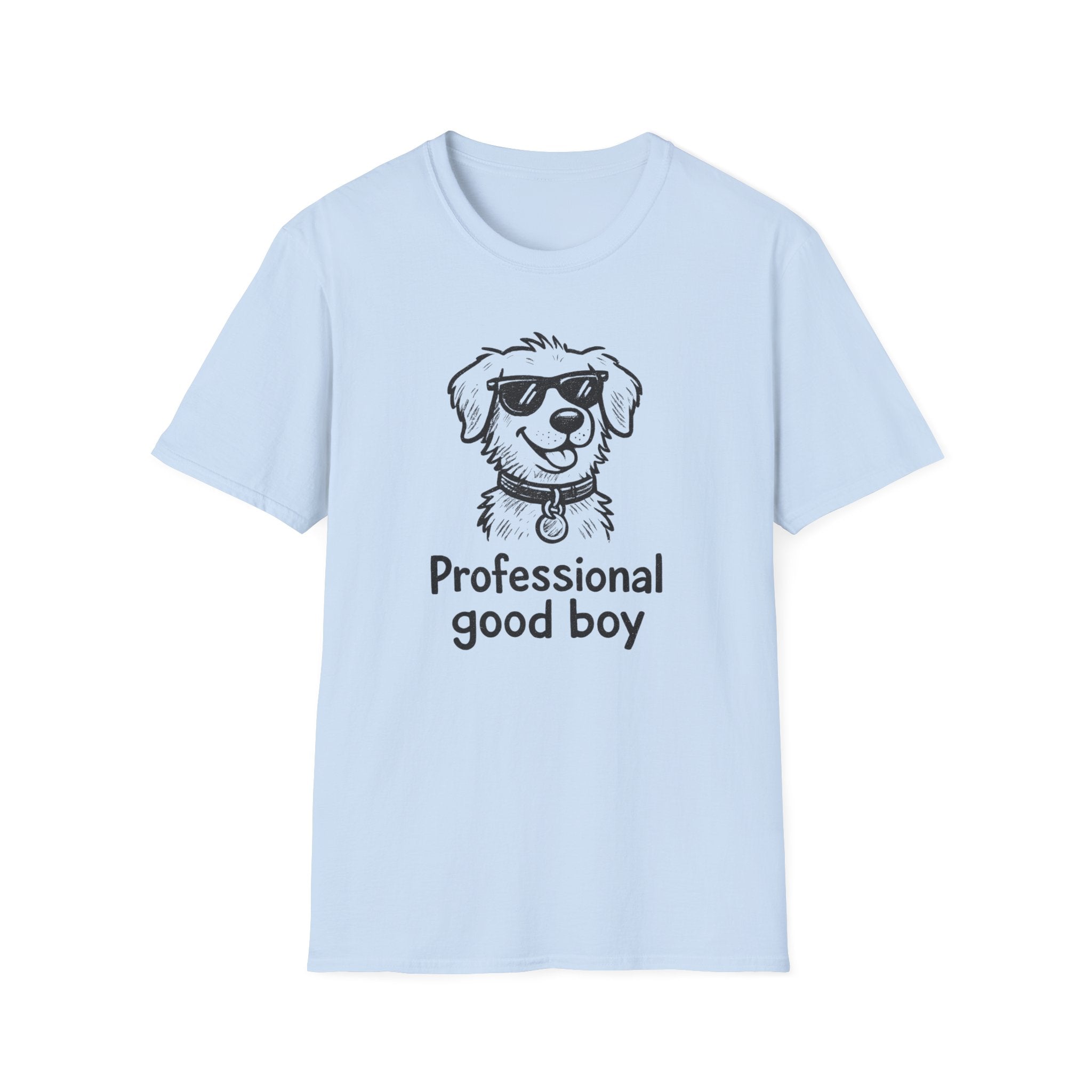 Professional Good Boy T-Shirt — Cute Dog Graphic Tee for Dog Lovers