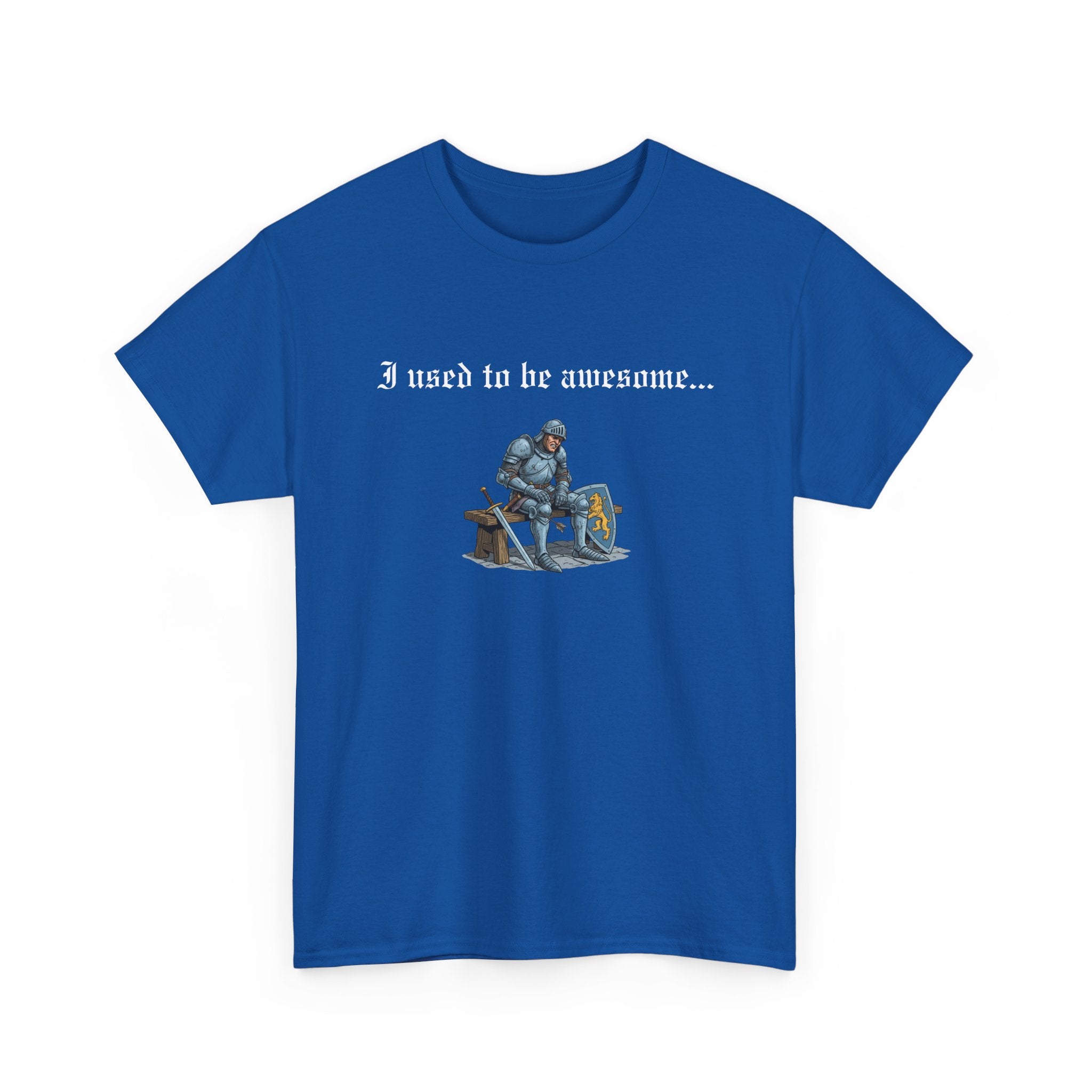 Arrow to the Knee T-Shirt — “I used to be awesome...” Funny Medieval Goth T-Shirt