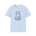 Cat Coffee Tee — "Not Today, Hooman" Funny Cat T-Shirt
