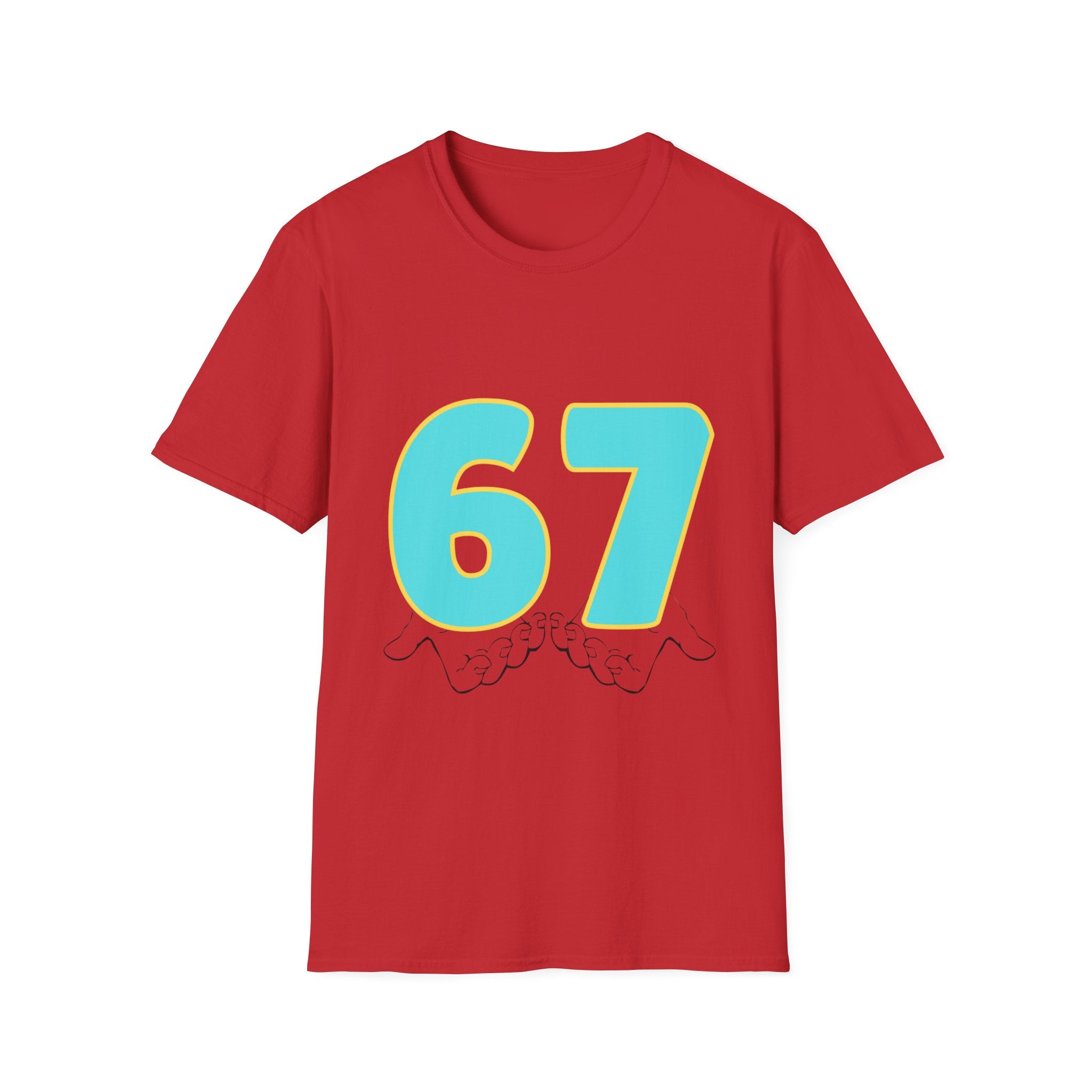 67 Meme Shirt — Vintage Athletic Graphic T-Shirt