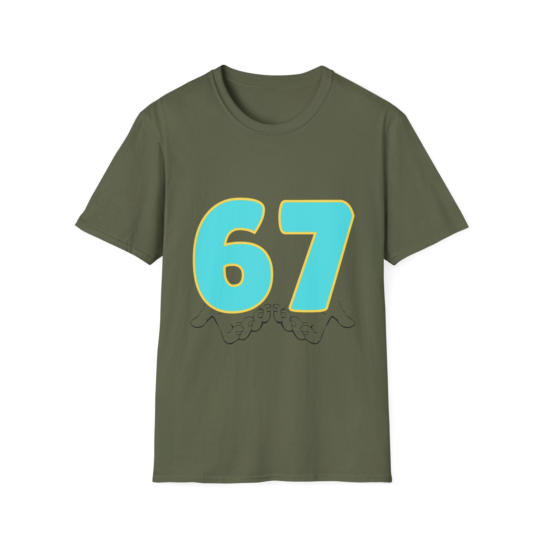 67 Meme Shirt — Vintage Athletic Graphic T-Shirt