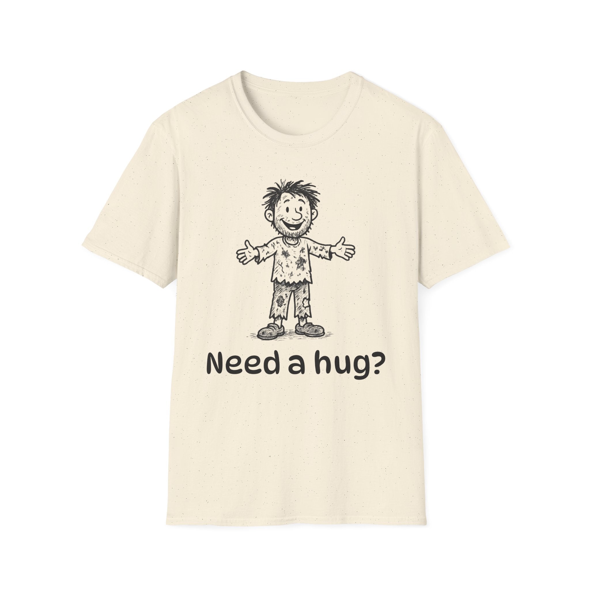 Need a Hug? Cute Kid Sketch T-Shirt