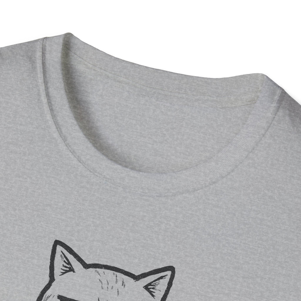 Cat Coffee Tee — "Not Today, Hooman" Funny Cat T-Shirt