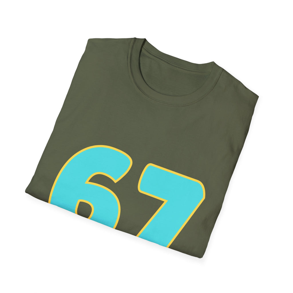 67 Meme Shirt — Vintage Athletic Graphic T-Shirt