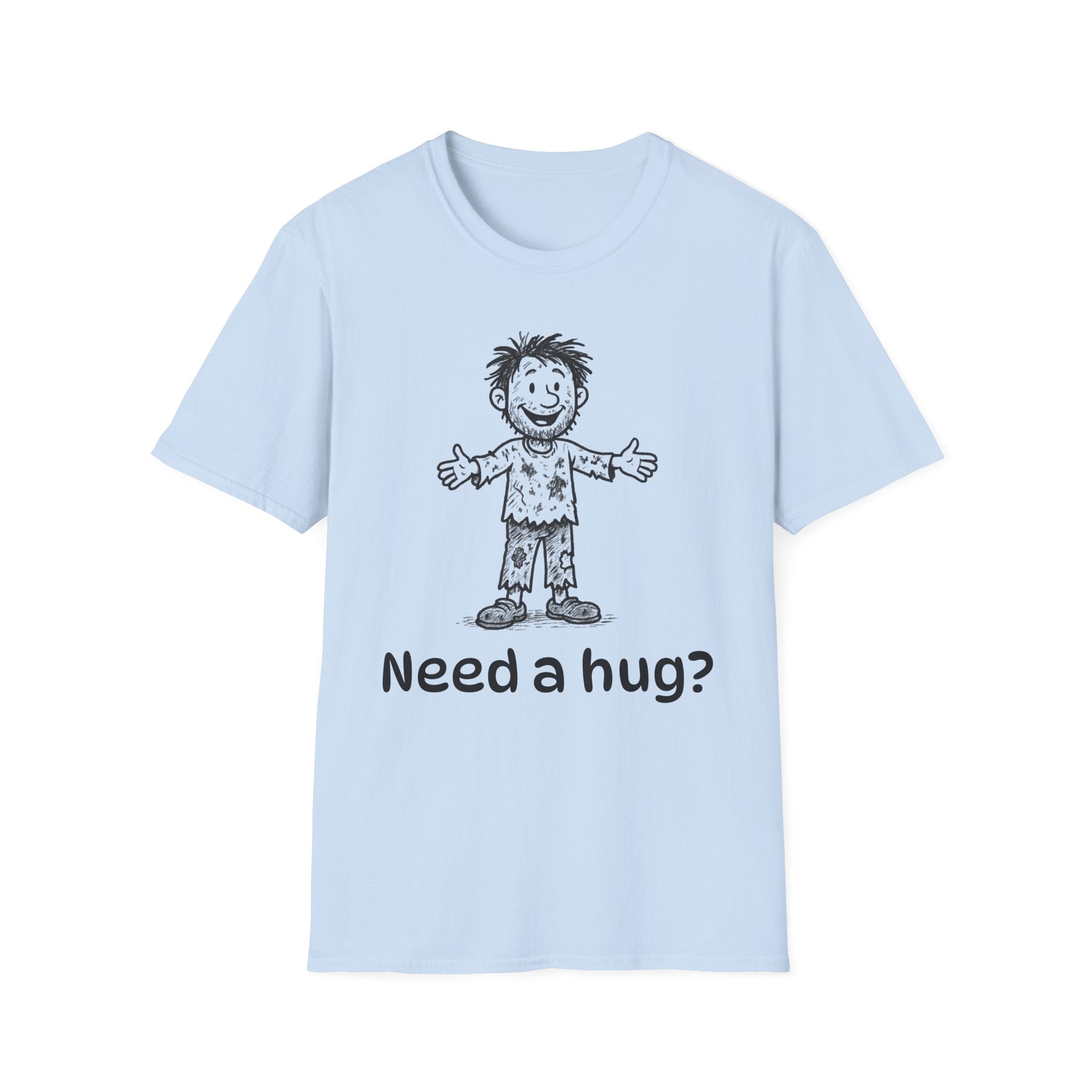 Need a Hug? Cute Kid Sketch T-Shirt
